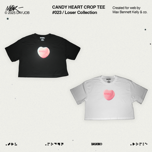 Candy Heart Crop Tee